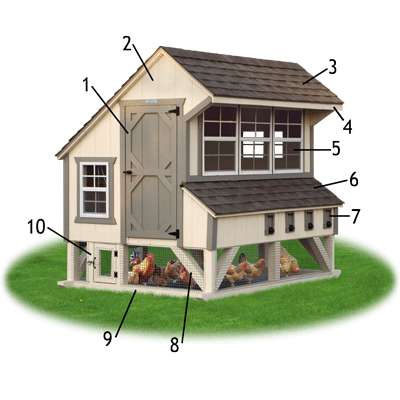 chicken condo features and benefits