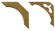 Pine Creek Structures Gazebo Options - Wood Braces