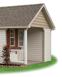 Wooden Storage Sheds with Porch