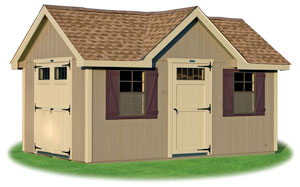 victorian style storage sheds