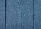 Light Blue paint color sample for LP smart panel, duratemp siding, wood trim, wood shutters, wood doors, and wooden flower boxes