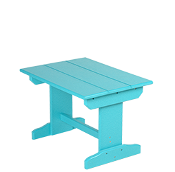 Pine Creek Structures Outdoor Patio Furniture - poly small end table