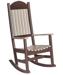 Pine Creek Structures Outdoor Patio Furniture - Poly Plantation Rocker