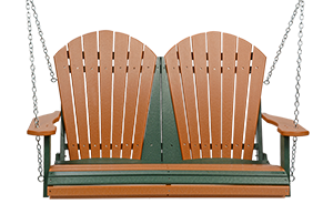 Pine Creek Structures Outdoor Patio Furniture - fanback swing