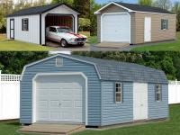 Custom Order a One-Car Garage from Pine Creek Structures of Egg Harbor 