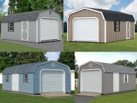 Custom Order a Dutch Style Single-Car Garage from Pine Creek Structures of Egg Harbor 