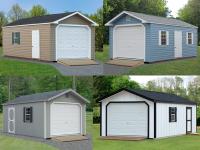 Custom Order a Peak Style Single-Car Garage from Pine Creek Structures of Egg Harbor 