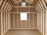 10x14 Heavy Duty Highwall Barn With Extra Large Double Doors