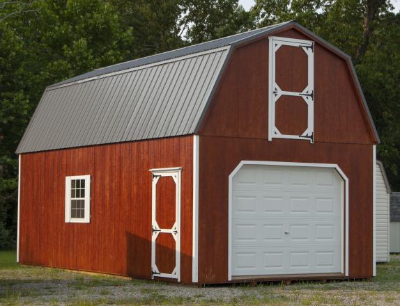 14x28 Two-Story Gambrel Barn Style Garage 