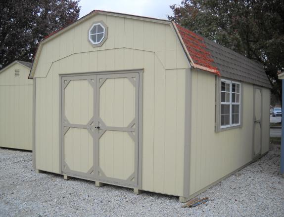 12'x20' Wood Dutch Barn w/ Lp Smart Siding 