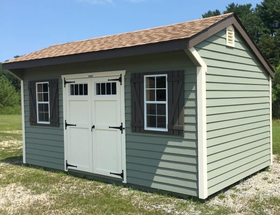 10x16 Cottage Style Storage Shed with Shiplap Siding