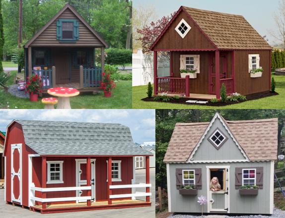 Custom Order a Child's Playhouse from Pine Creek Structures of Egg Harbor