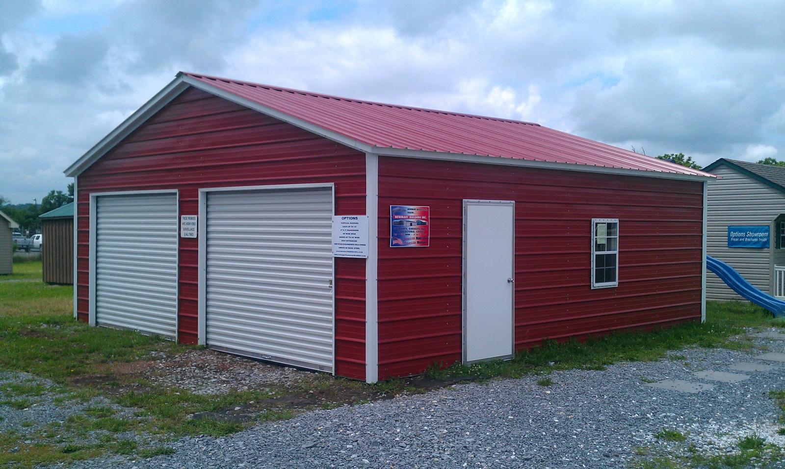 Pine Creek 24x26 Steel Garage Shed Sheds Barn Barns in 