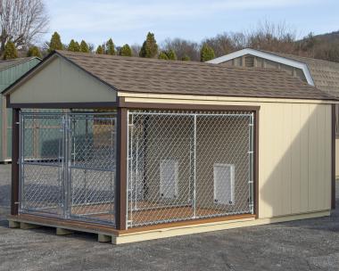 8x14 Large Double Dog Kennel from Pine Creek Structures of Spring Glen (Hegins), PA