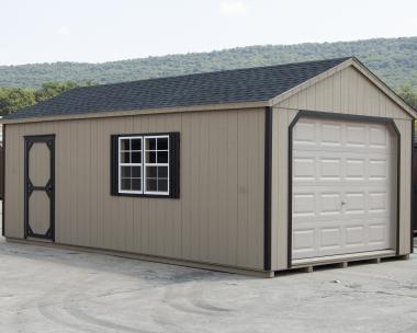 12x24 Custom Peak Garage with LP Smart Side