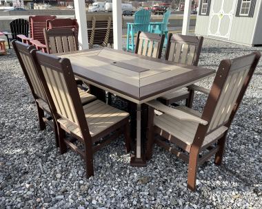 Poly Dining Table and Chairs from Pine Creek Structures in Harrisburg, PA