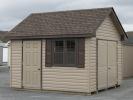 10x12 Cape Cod storage shed with vinyl siding from Pine Creek Structures