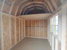 Interior 8x10 Dutch shed with Loft