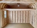 12 x 16 Dutch Barn w/ loft - inside