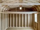 12 x 16 Dutch Barn w/loft - inside 
