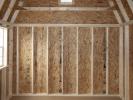 10x14 Dutch Barn Style Storage Shed Interior