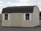 12x16 Dutch Barn Style Storage Shed with Vinyl Siding from Pine Creek Structures