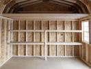 12x16 Dutch Barn Style Storage Shed with Loft & Shelves Inside 