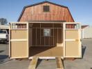 10x14 Highwall Barn style Storage Shed with moveable ramp system