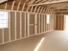 14x28 Dutch Barn Storage Shed Interior