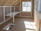 6x8 Chicken Coop Interior Nesting Boxes, Roosts, and Ramp