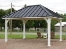 12x16 Custom Pavilion with standing seam metal roof available at Pine Creek Structures in Elizabethville (Berrysburg), PA