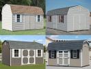 Custom Order a gambrel barn style storage shed from Pine Creek Structures of Egg Harbor 