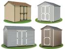 Custom Order a Madison Series (economy) peak style storage shed from Pine Creek Structures of Egg Harbor 
