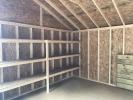 12x16 Cottage with 72ft of Shelving